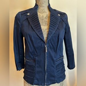 White House Black Market navy blazer jacket, size 6